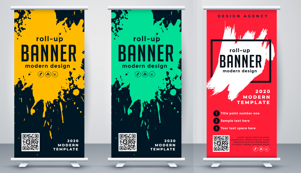Consigli per il design dei tuoi banner roll up
